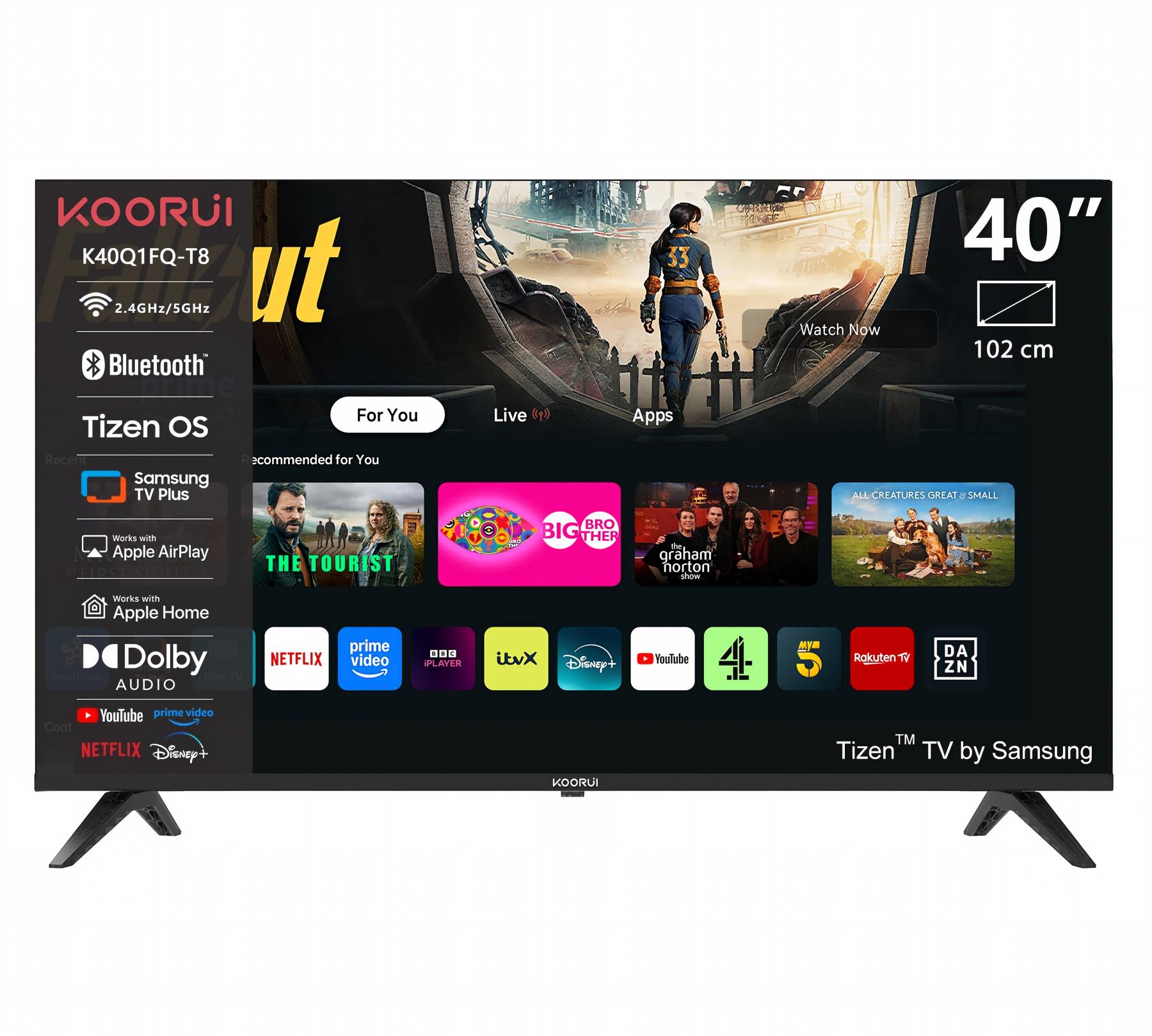 T8系列 40英寸 FHD QLED 智能电视