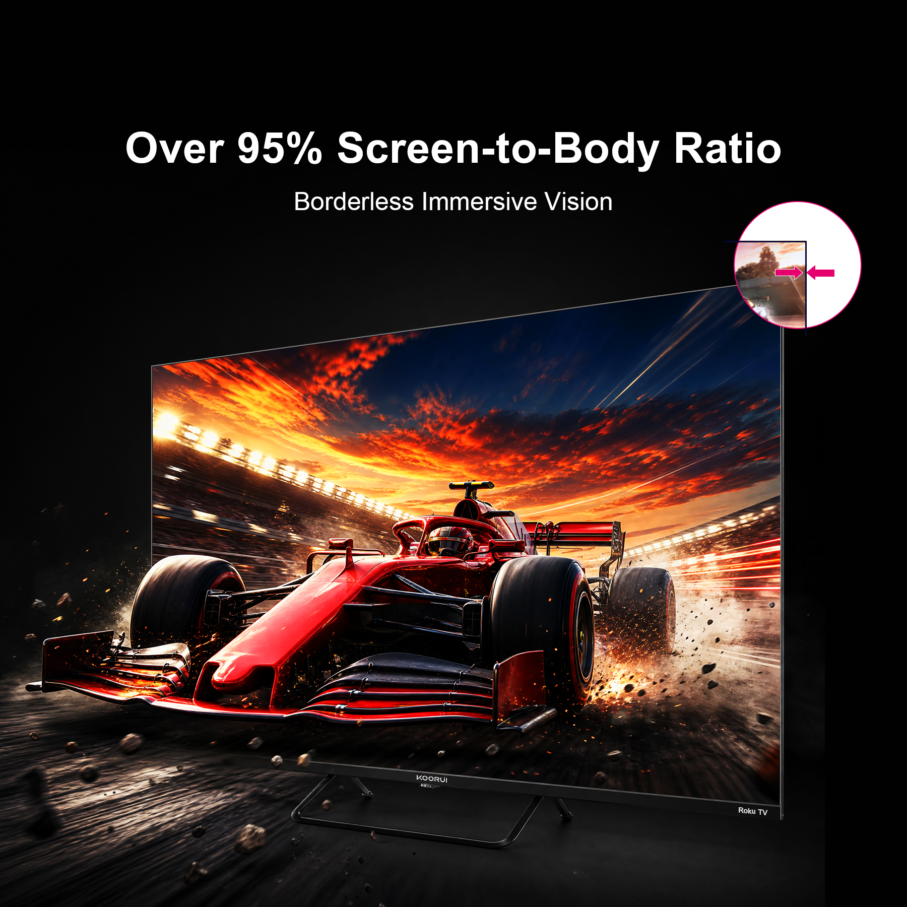 U系列 43英寸 4K UHD QLED Roku智能电视