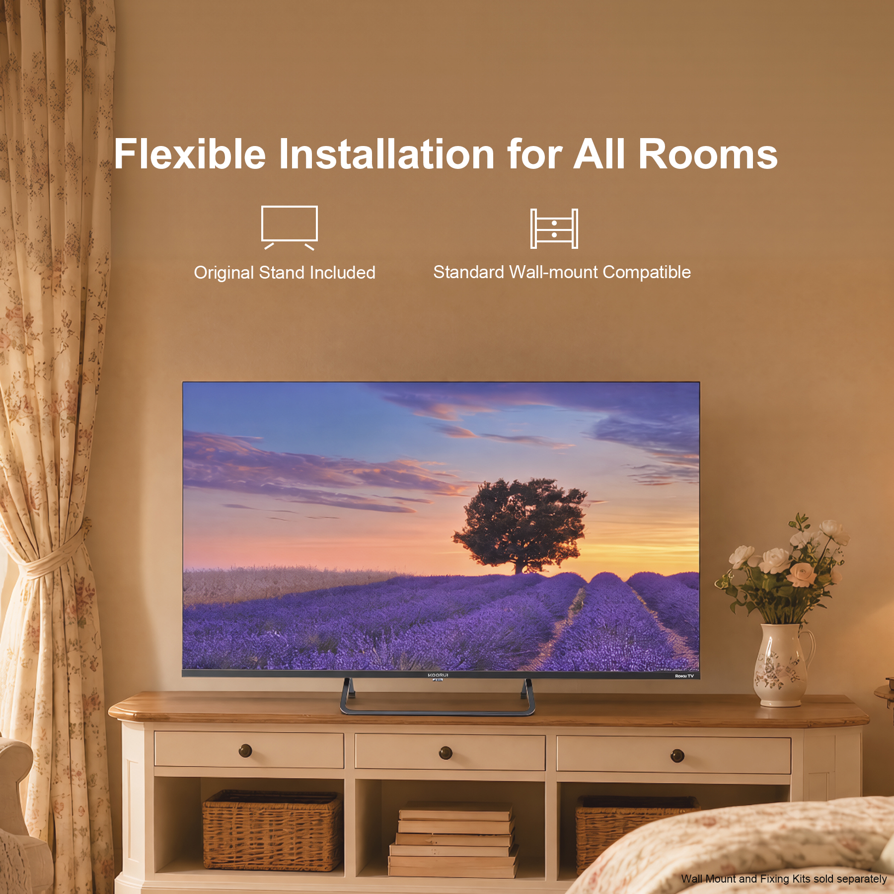 U系列 43英寸 4K UHD QLED Roku智能电视