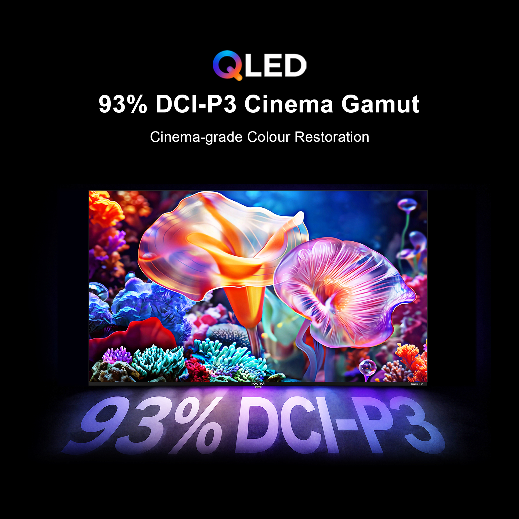 U系列 50英寸 4K UHD QLED Roku智能电视