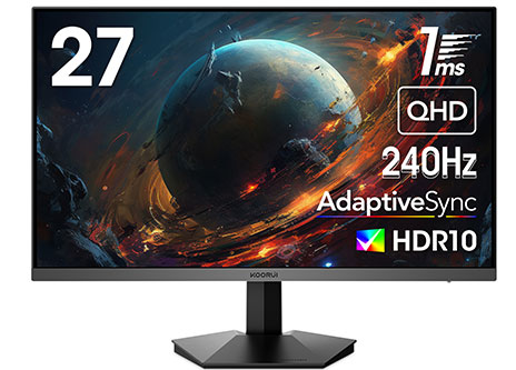 27英寸游戏显示器
240hz 2560*1440 27英寸游戏显示器
240hz 2560*1440